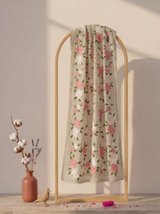 Hand-Painted Floral Chiffon Georgette Dupatta