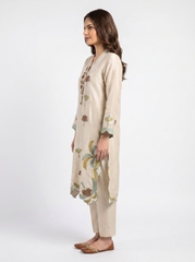 Light Mint Sheesha Silk Dress with Medium Silk Dupatta
